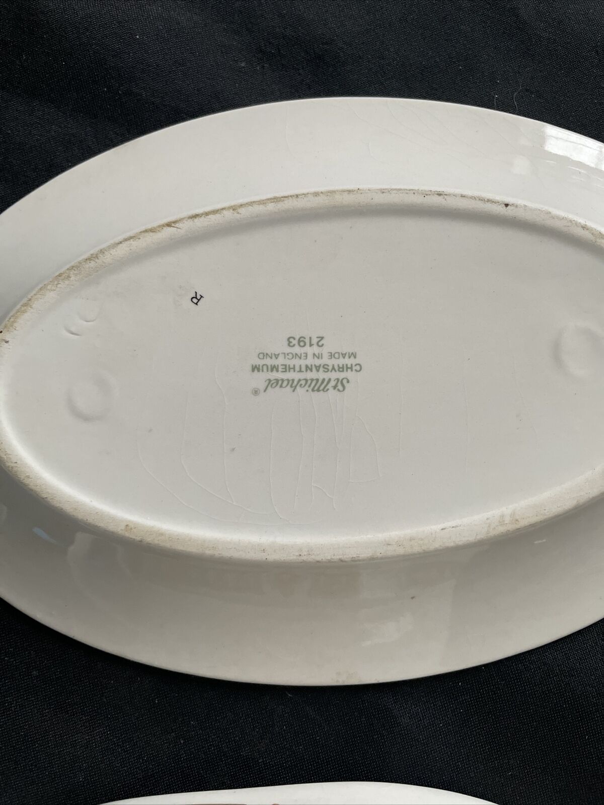 St Michael Chrysanthemum Gravy Boat and Dish Lovely condition Vintage - 9395