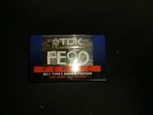 TDK FE90 Ferric low noise x 9 brand new sealed cassette tapes - (7023)