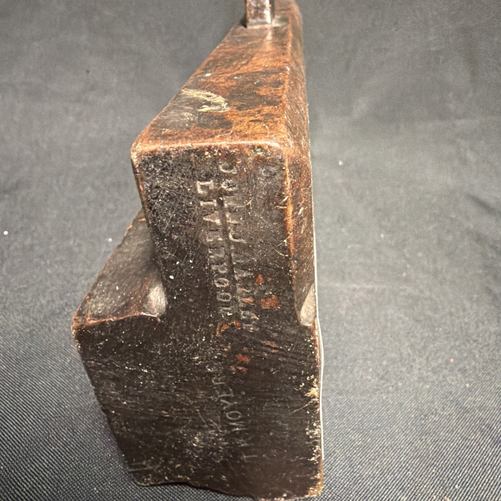 Antique British Wooden Moulding Plane 9.5" John J Harley, Liverpool - (1858)