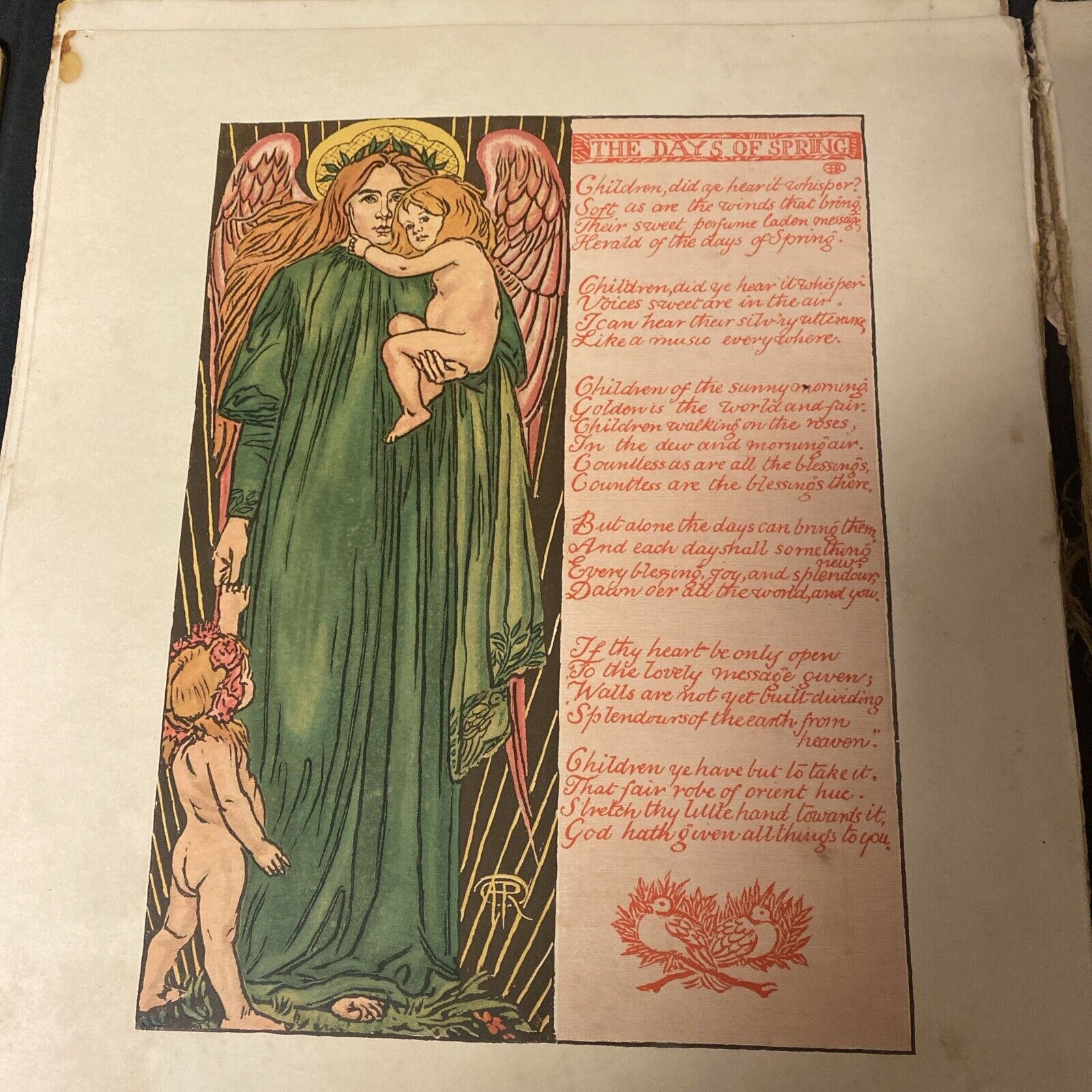 1889 Flowers of Paradise Reginald Francis Hallward 1st Ed. Illustrated - (5303)