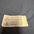 Bank Note Antique 1 Rentenmark Berlin 1937 German Banknote Circulated - (2353)