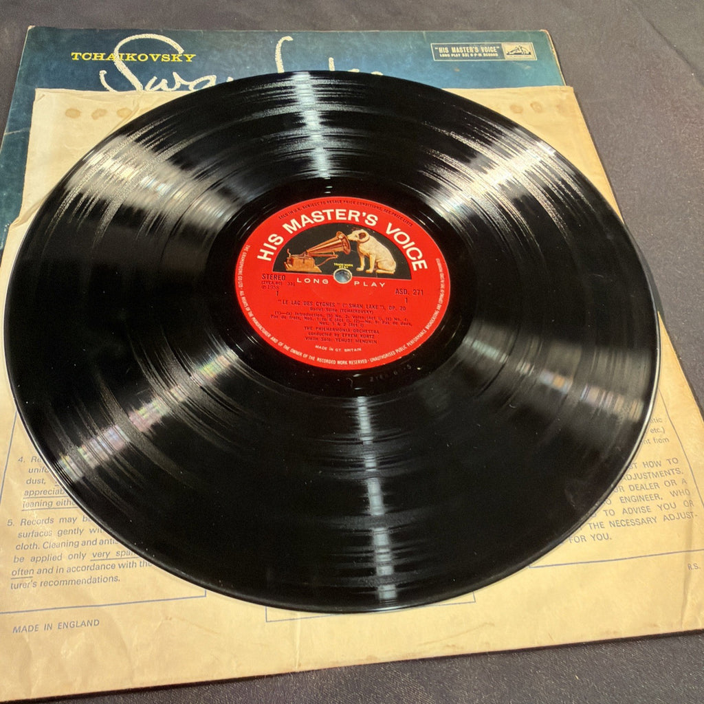 VINYL RECORD - Tchaikovsky Swan Lake Efrem Kurtz / Yehudi Menuhin 1958 - (1434)