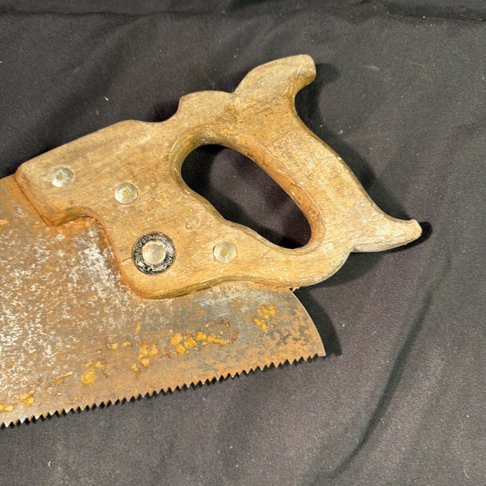 Antique W. Tyzack Sons & Turner Sheffield Saw 26” 5tpi 1920s - (1948)
