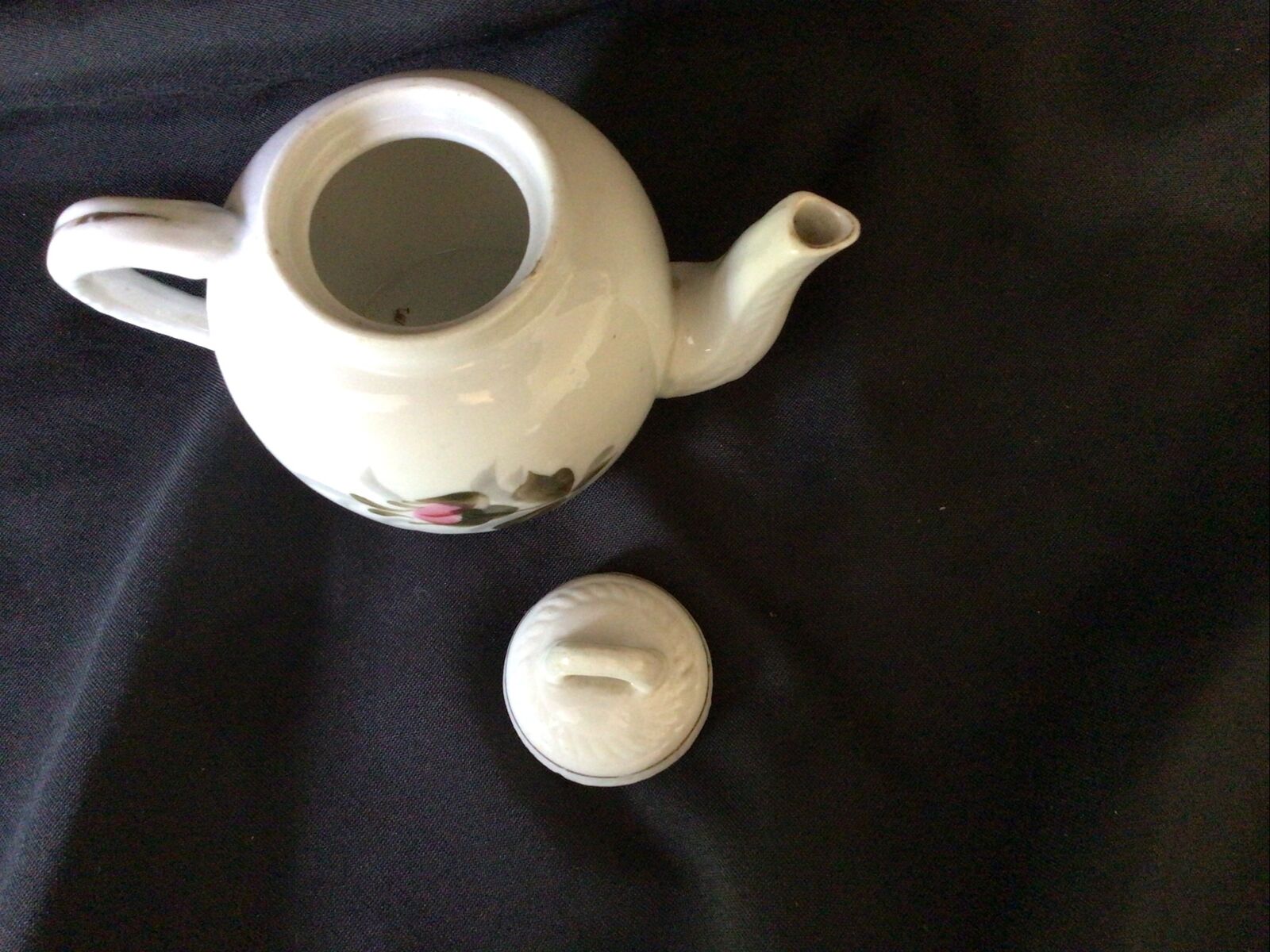 Teapot Collectors Small Ceramic Vintage 8cm English Style - (8369)
