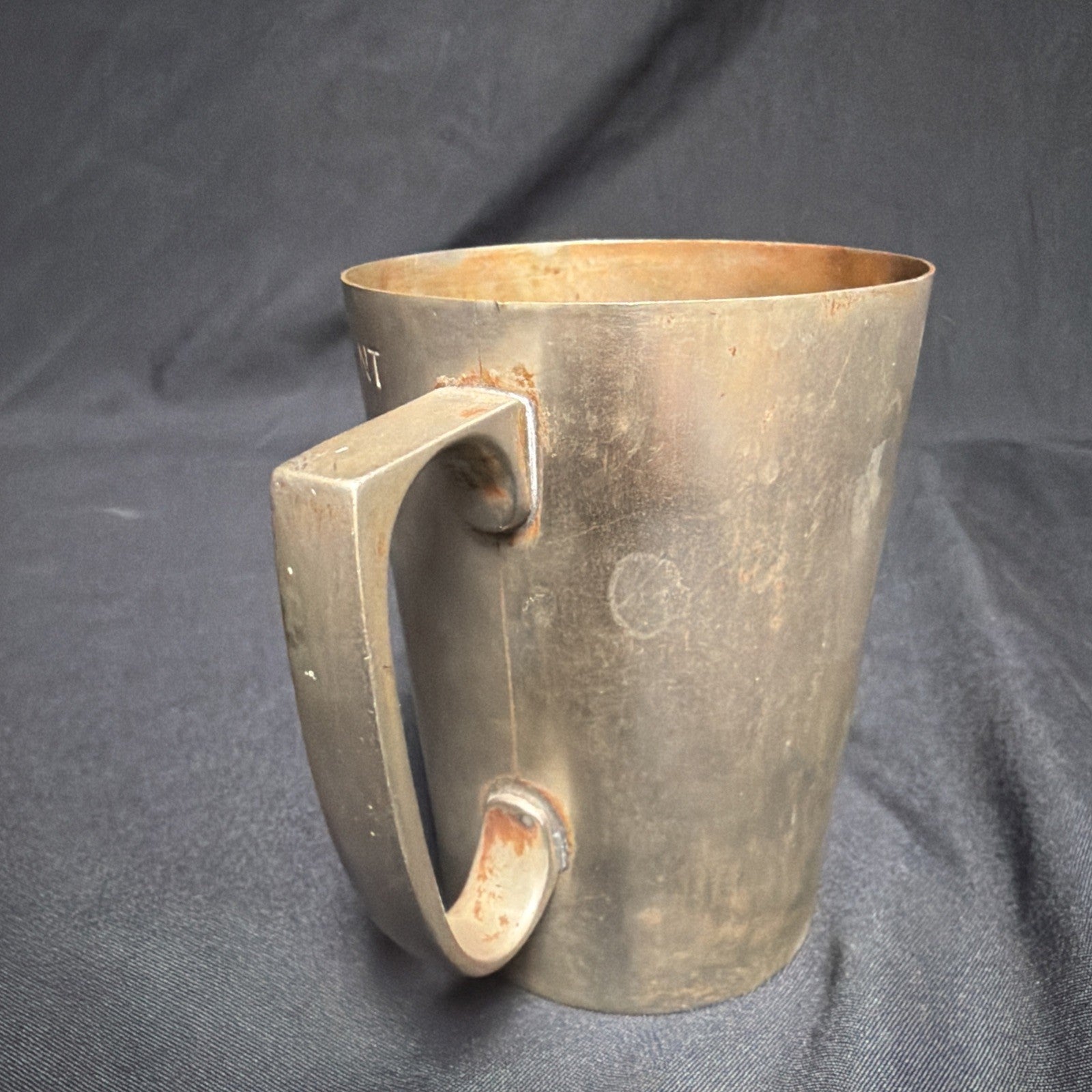 Pewter weights & Measures 1 Pint Tankard King George 1910 Birmingham - (1913)