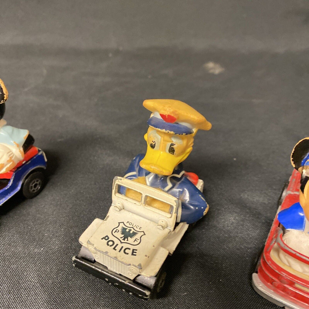 Vintage 1979 Matchbox Disney Mickey #1 Mickey #5 Donald #6 - (9171)