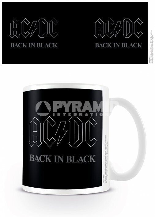 MUG Boxed Ceramic - MUSIC - AC/DC Back In Black