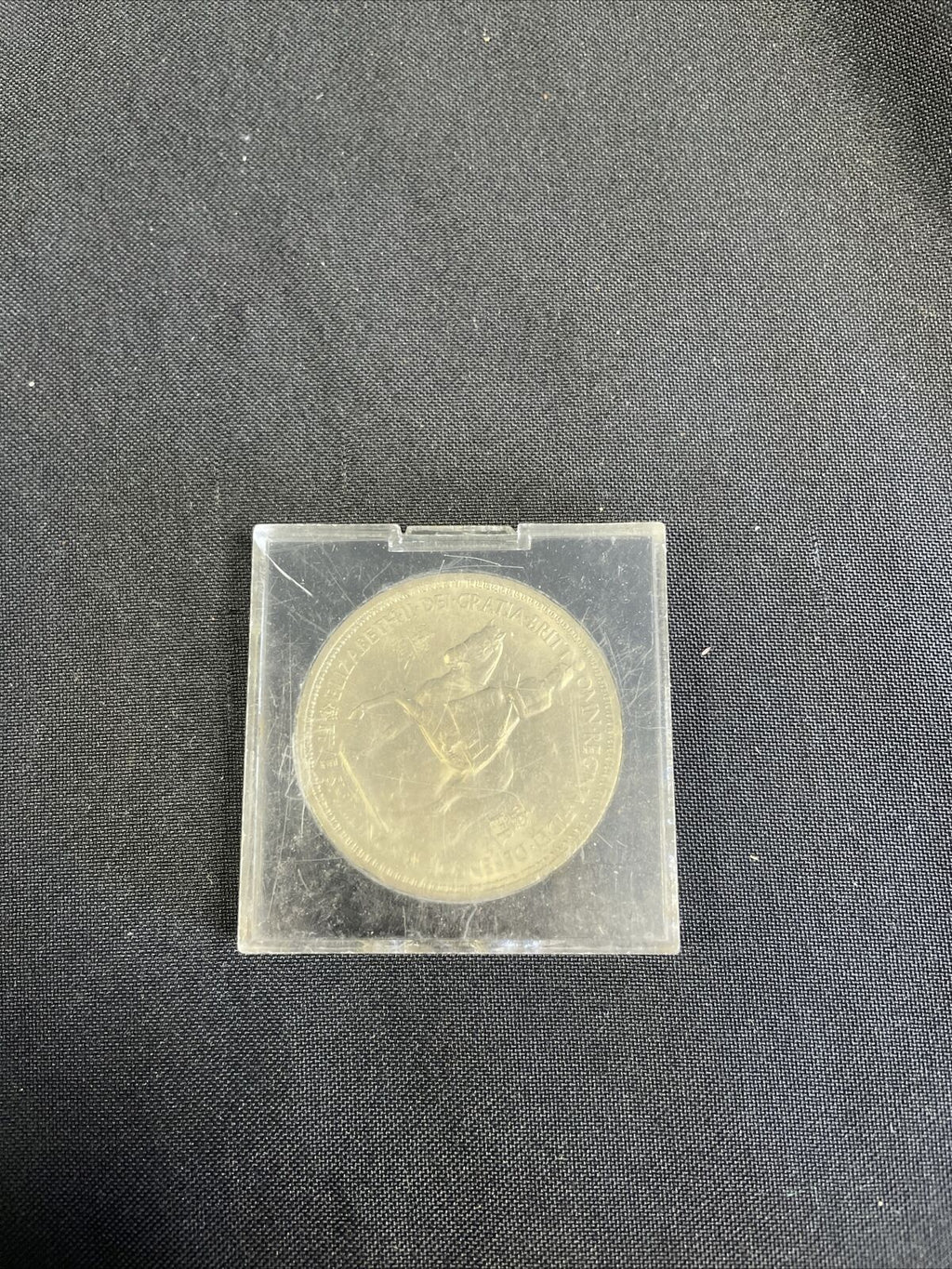 Collectors five shilling Elizabeth II Coin 1953 - faith & truth -(8231)