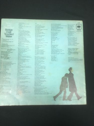 Simon and Garfunkel Bridge over troubled water laminated orange label CBS (6645