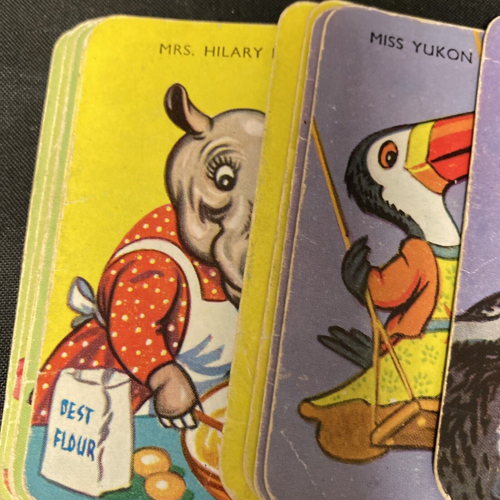 Lenny The Lion Happy Families Game 1950's Card Game Full Set - (5308)