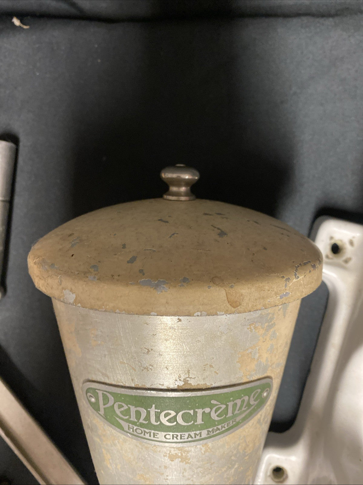 1930 Pentecreme Home Creme Maker Art Deco Stunning Rare - (1636)