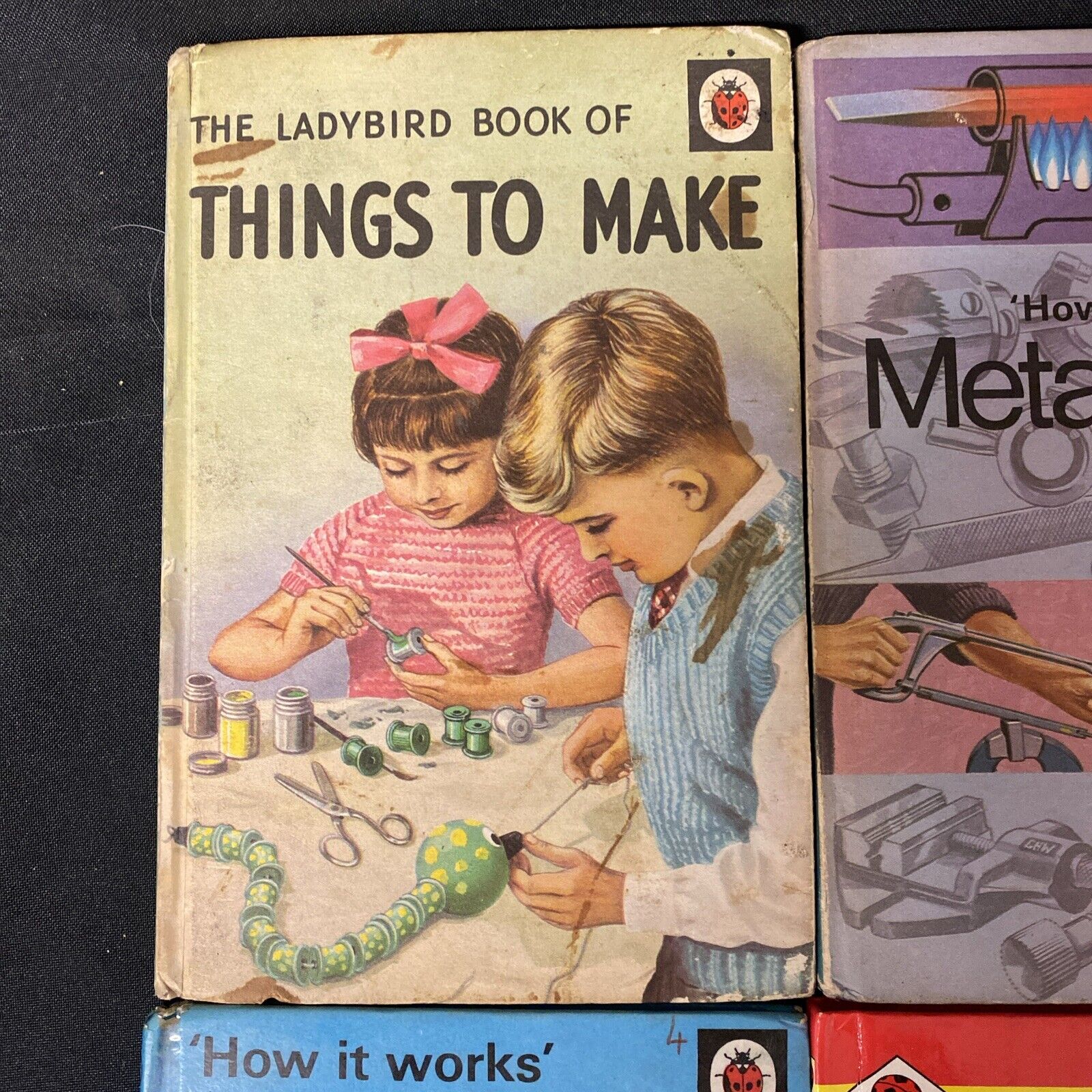 Ladybird Books x 4 - Hovercraft, Metalwork, Things to Make, How it's Made - (5305)
