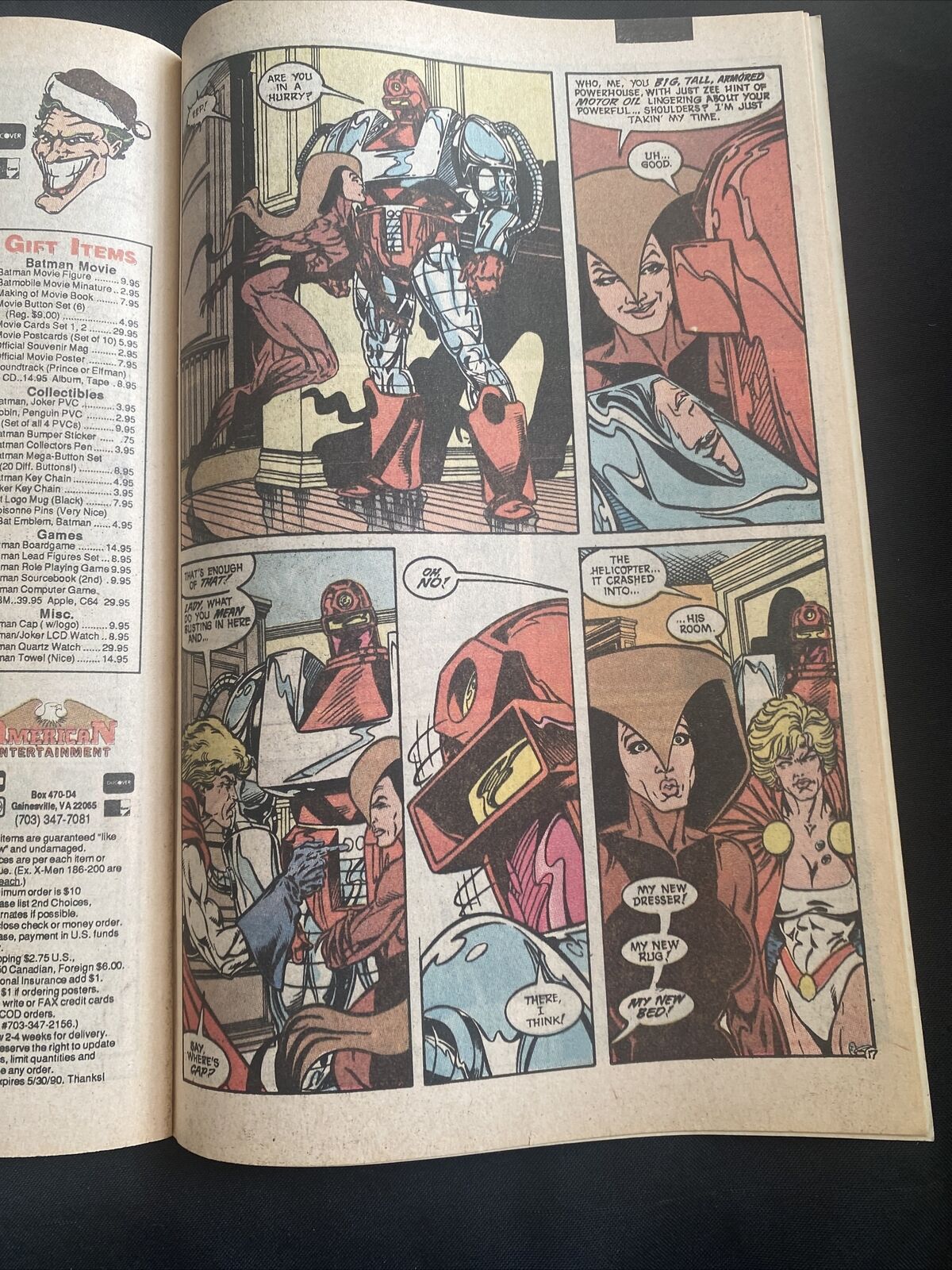 COMIC - DC Comics Justice League EUROPE -Jan 1990 - Batman- (8796)