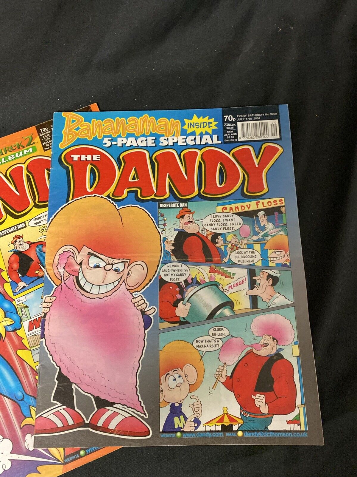 The Dandy Comic x 3 - Year 2004 January and July Nice condition - (5382)