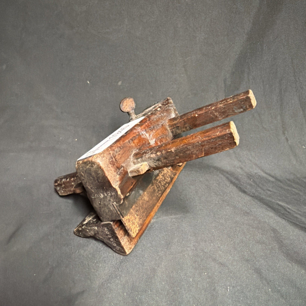 Antique British Wooden Plough Plane 9.5" - (1945)