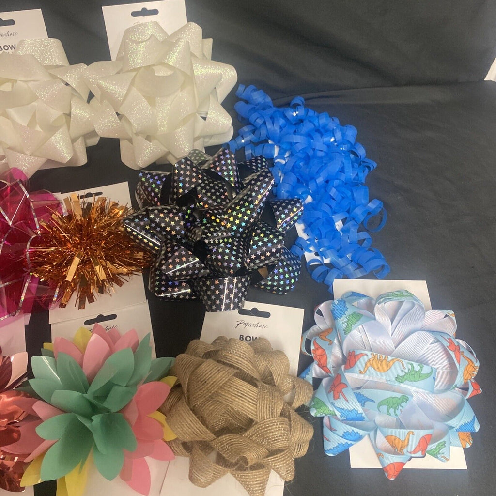 Paperchase All Occasions bow pack x 20 quality large bows - gifts wrapping