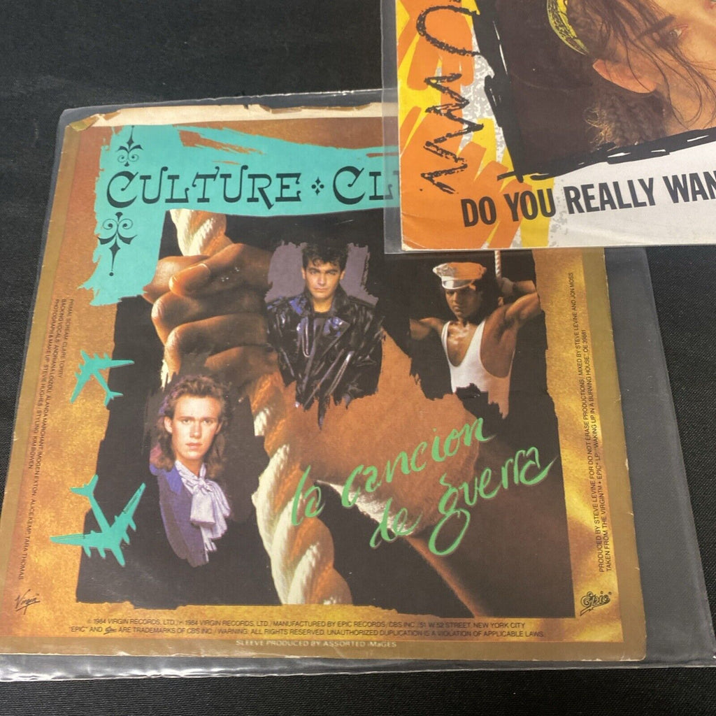 Vinyl Records 7" Singles 5 x 1980's Culture Club 5 different singles - (9514)