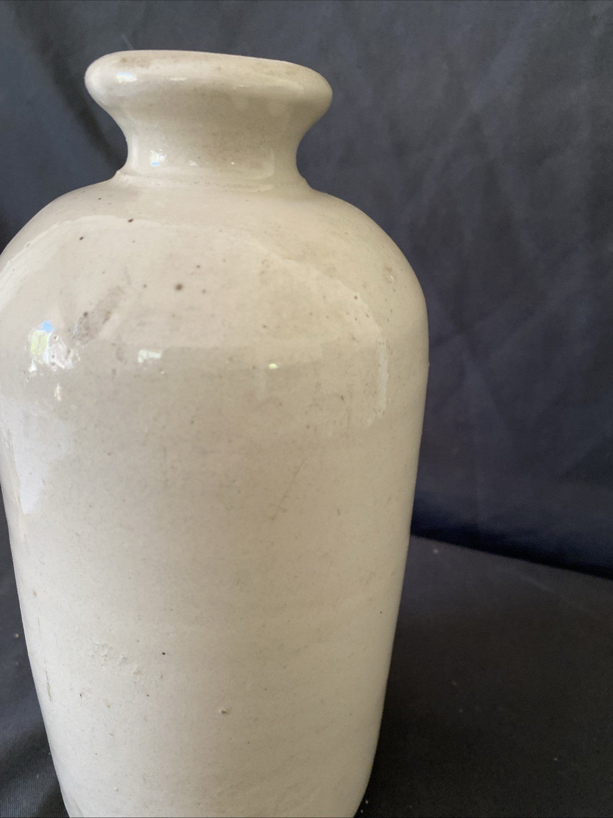 Salt Glaze Stoneware Bottle Pourer Large 23cm antique Home Décor - (1021)