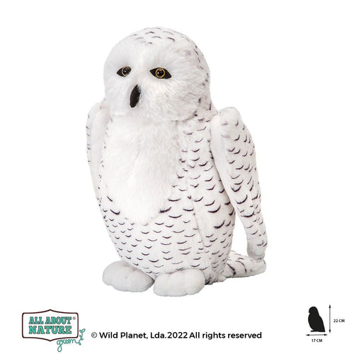 All About Nature Wild Planet - Soft Plush Age 0+ - WHITE OWL 20cm - K8682