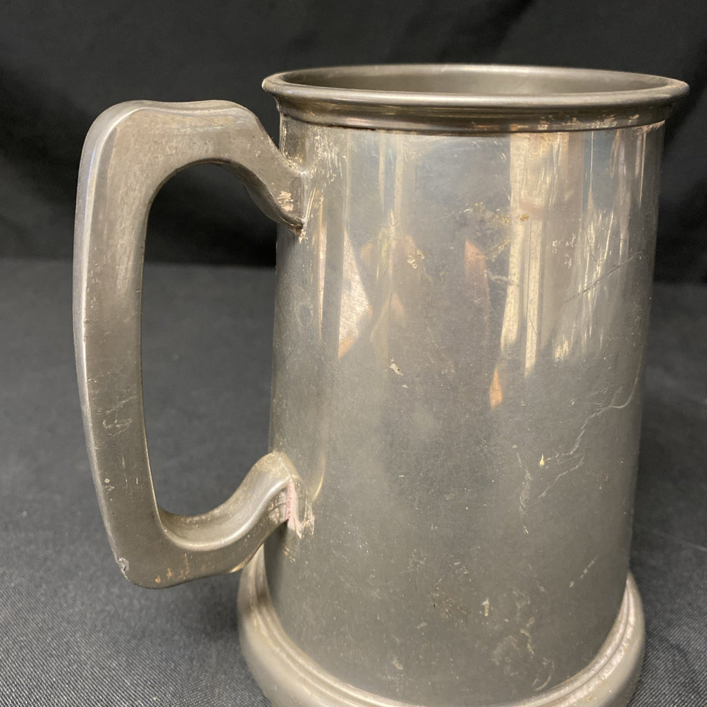 Vintage Pewter Tankard engraved Ashford Farmers 1978  - (1749)
