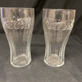 2X Coca Cola Glasses Soft Drink Drinks Home Bar Pub (1338)