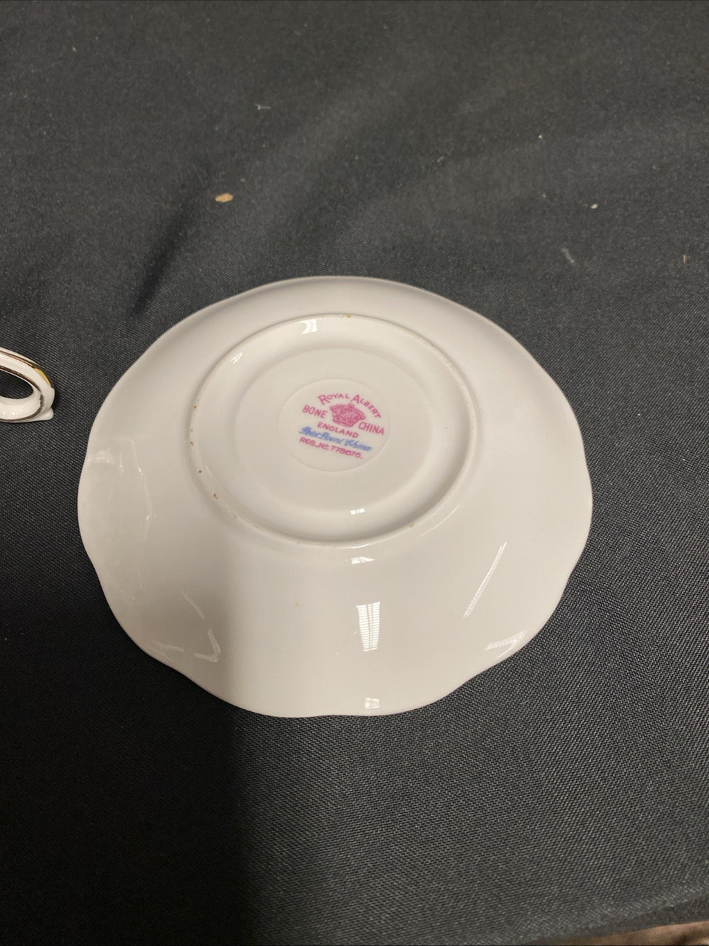 Royal Albert Bone China Petit Point RD778676 Tea Cup & Saucer - (1760)