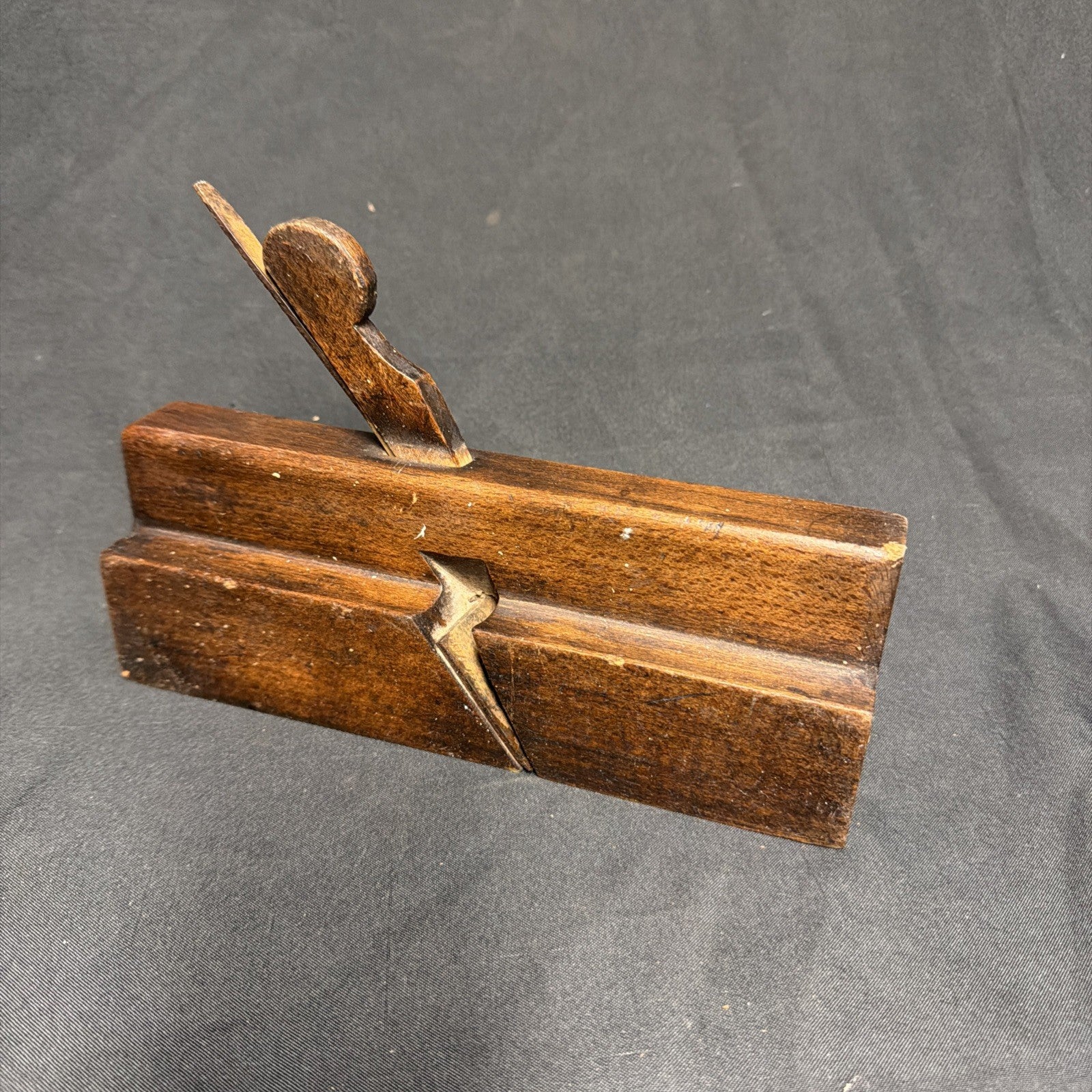 Antique British Wooden Moulding Plane 9.5" J Graham? - (1859)