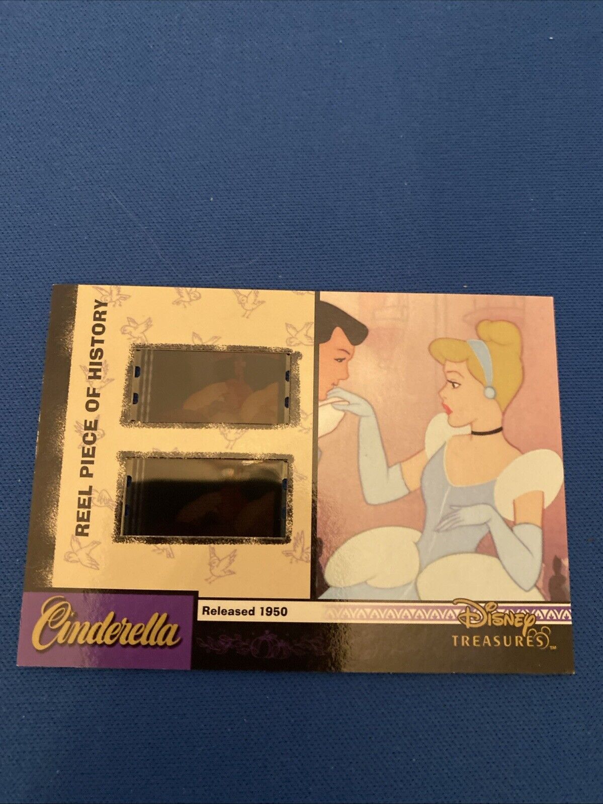 2003 Upper Deck Disney Treasures Cinderella Reel Piece of History Card PH15 5772