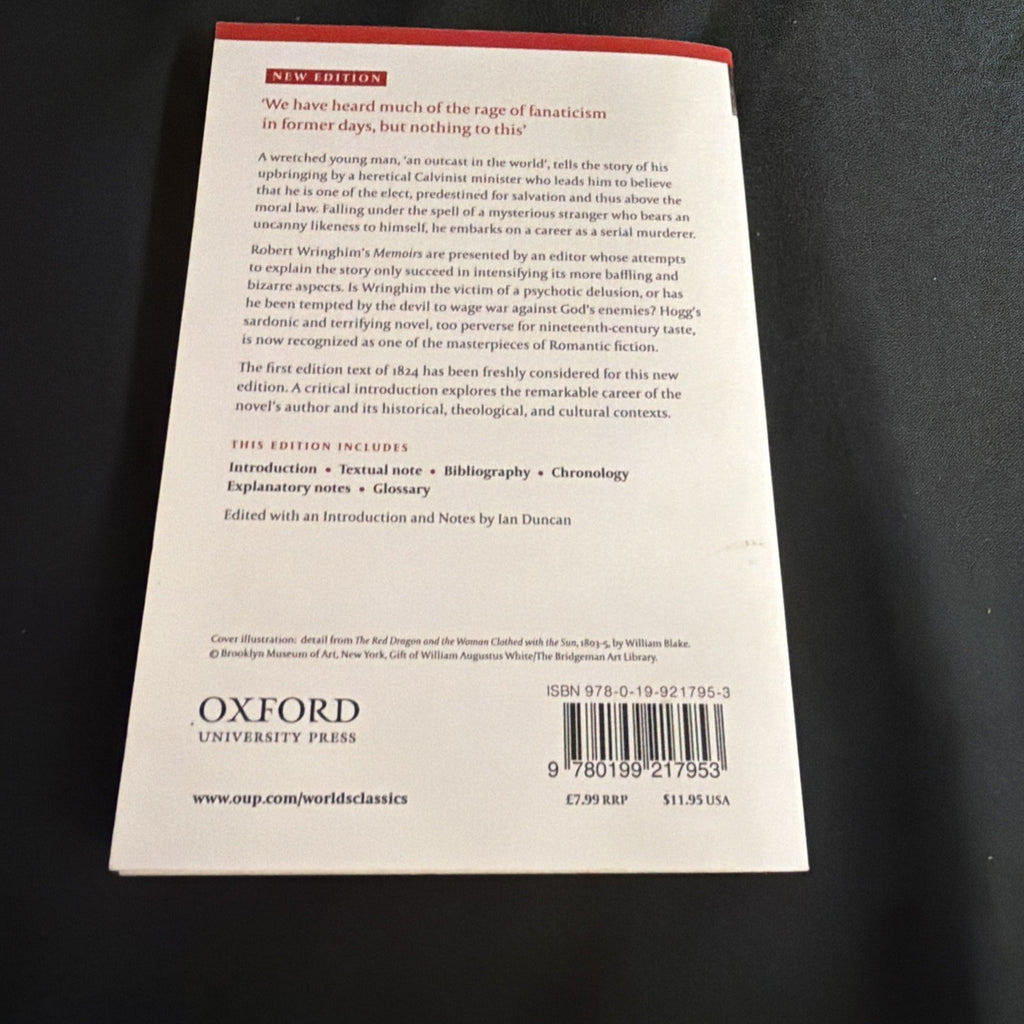 Book, James Hogg, The Private Memoirs and confessions of a Justified Sinner -  (2358)