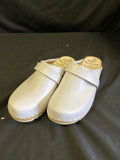 Tyst & Latt Med Poly Sula Swedish Cloggs Shoes White Size 3 UK 36 EU - New/Old Stock - (7765