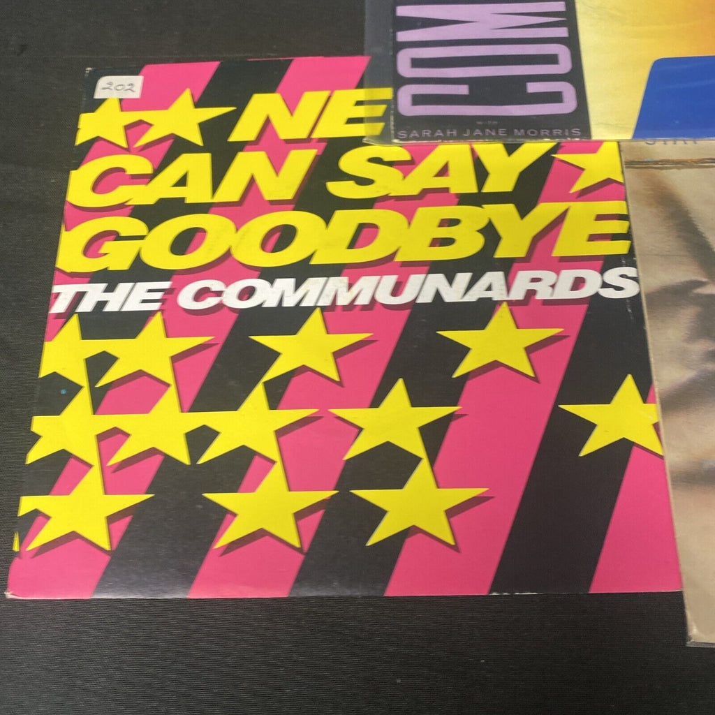 Vinyl Records 7" Singles 5 x 1980's Communards & Chicago - (9524)