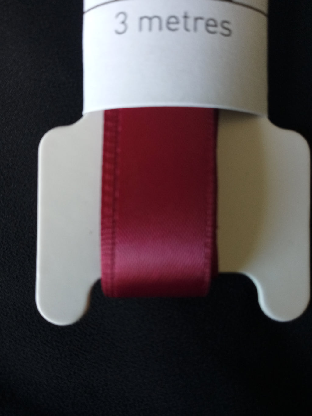 Satin Ribbon Wine 275 colour 16mm 3mtrs by Paperchase - (7117)