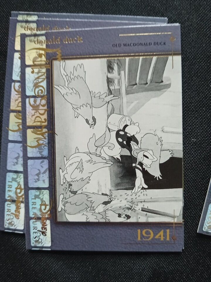 Upper Deck 2003 Disney Treasures Donald Duck filmography x45 Trading Cards (5753