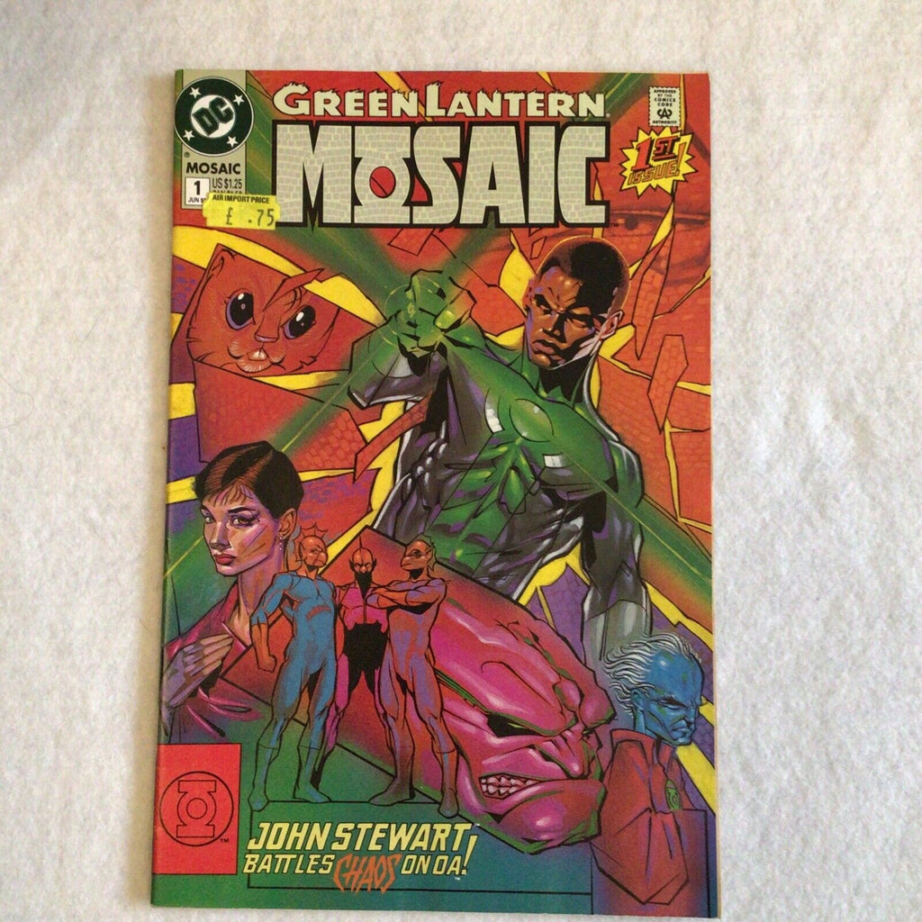 COMIC - DC Comics GREEN LANTERN Mosaic Vs CHAOS  - Jun 1992 - New York - (8854)