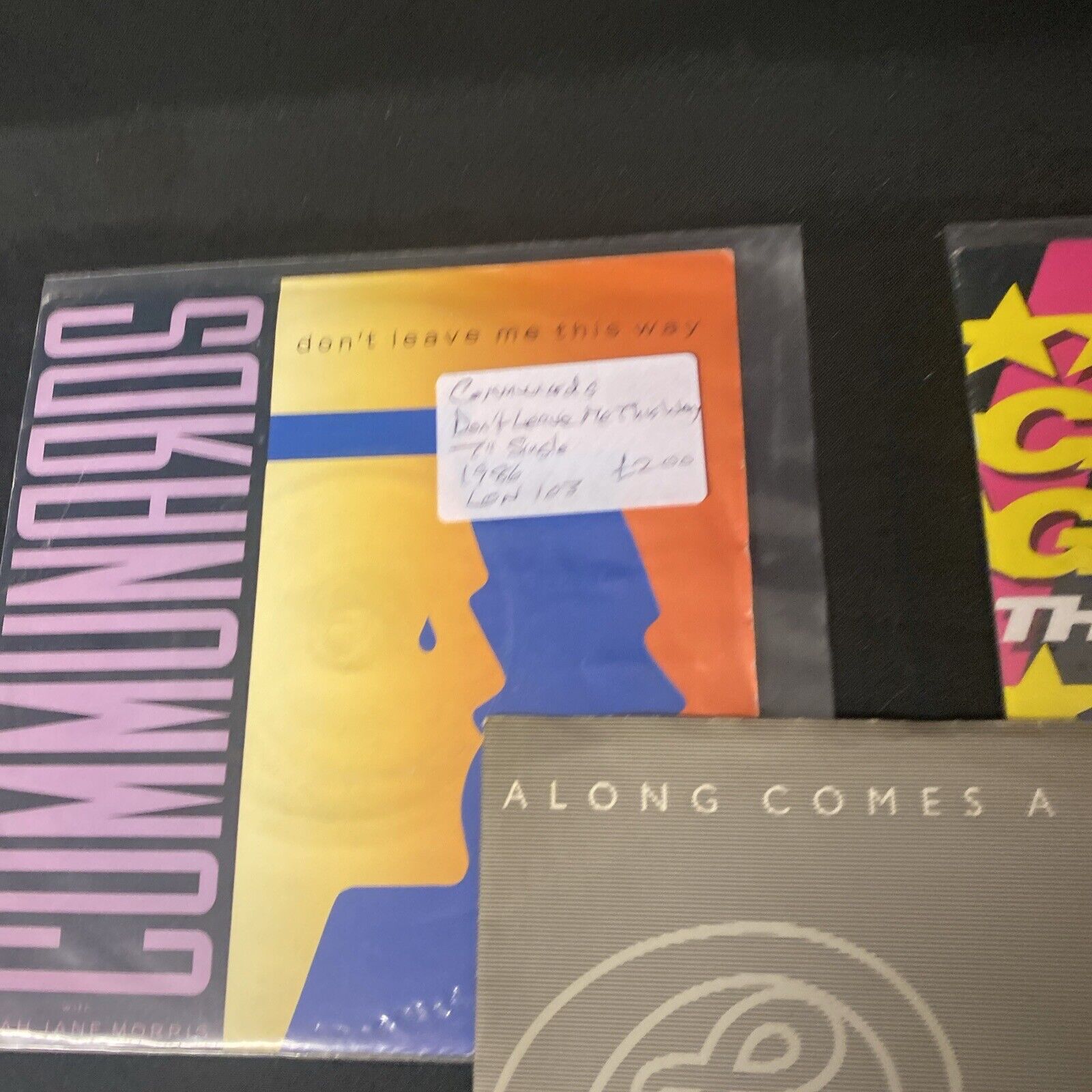 Vinyl Records 7" Singles 5 x 1980's Communards & Chicago - (9538)