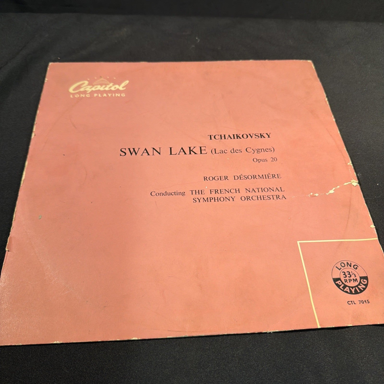 VINYL RECORD - Desormiere & French National Symphony Swan Lake Tchaikovsky (1433