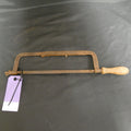 Antique Hacksaw saw 44cm with metal Eclipse Blade Carpenters - (9305)