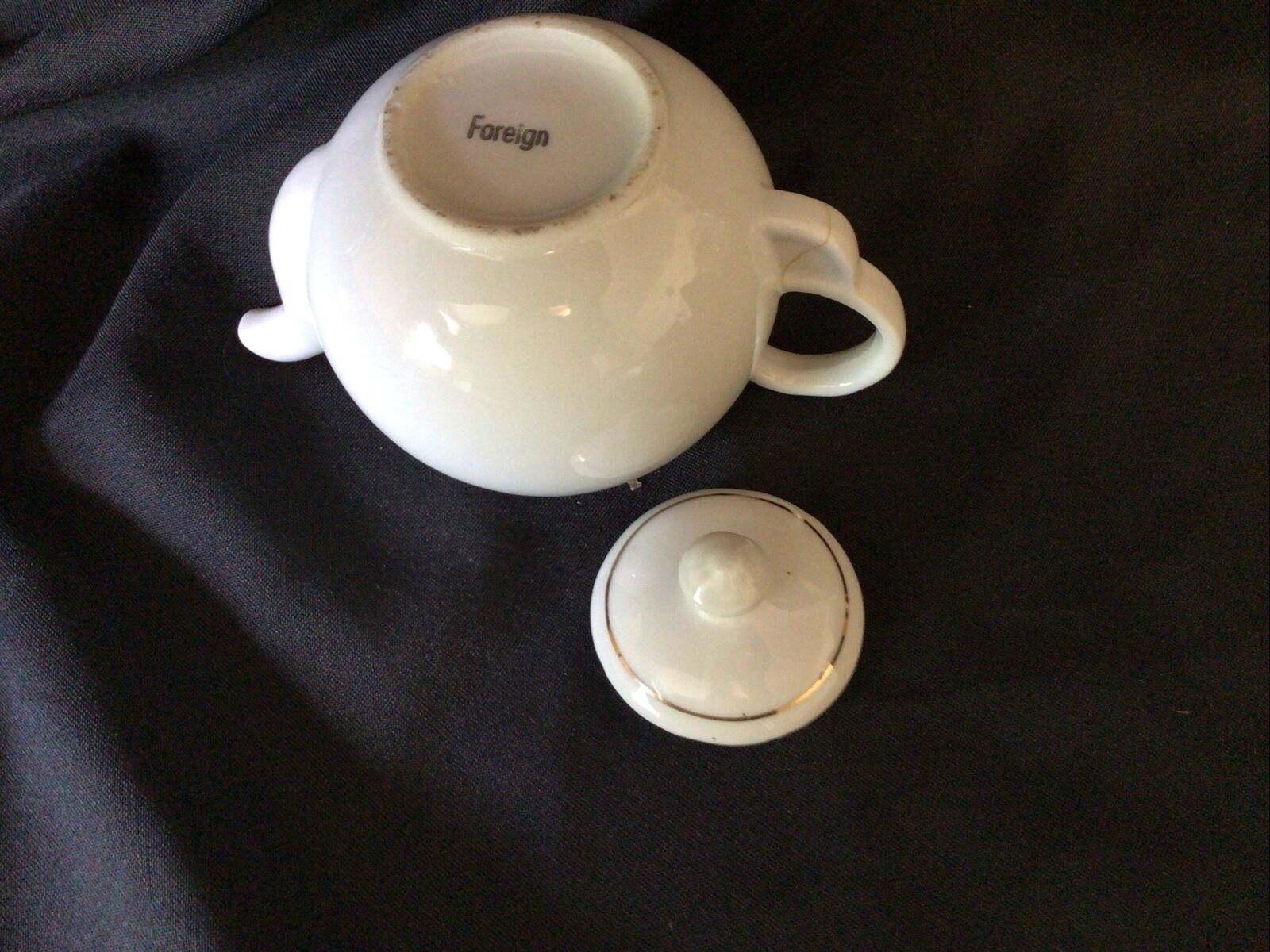 Teapot Collectors Small Ceramic Vintage 8cm Chinese Style - (8375)