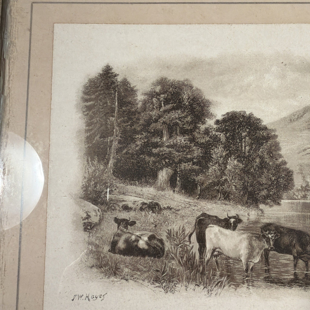 Frederick William Hayes (1848 - 1918) North Wales mountains Print c1890 - (2023)