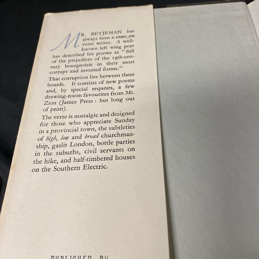 Book - Continual Dew - John Betjeman 1977 - (1645)